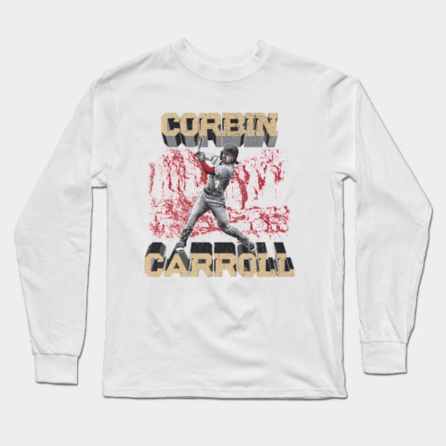 Corbin Carroll Arizona Block Long Sleeve T-Shirt by lavonneroberson